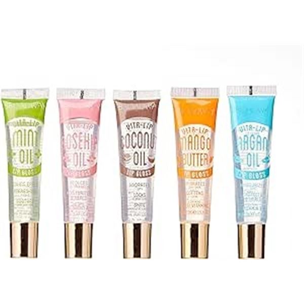 Lot of 4 Packs of Broadway Vita-Lip Clear Lip Gloss 0.47oz/14ml (5PCS each) - Brand New!