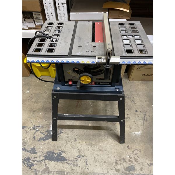 Lot of 1 RYOBI 10" Table Saw - Used - Powers On/Works