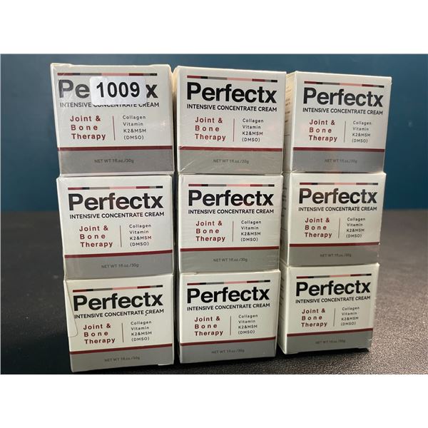 Lot of 3 Multi-Packs of Perfectx Intensive Concentrate Cream for Joint & Bone Therapy- 9 Total - NEW