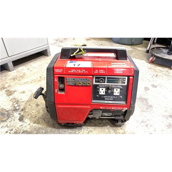HONDA EX1000 AC 120V PORTABLE GENERATOR