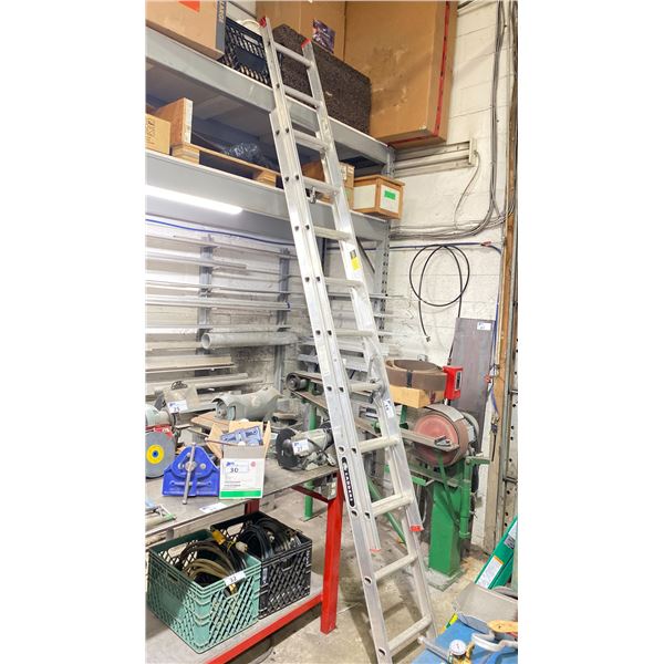 EAGLE ALUMINUM 200 LB CAPACITY 20' EXTENSION LADDER