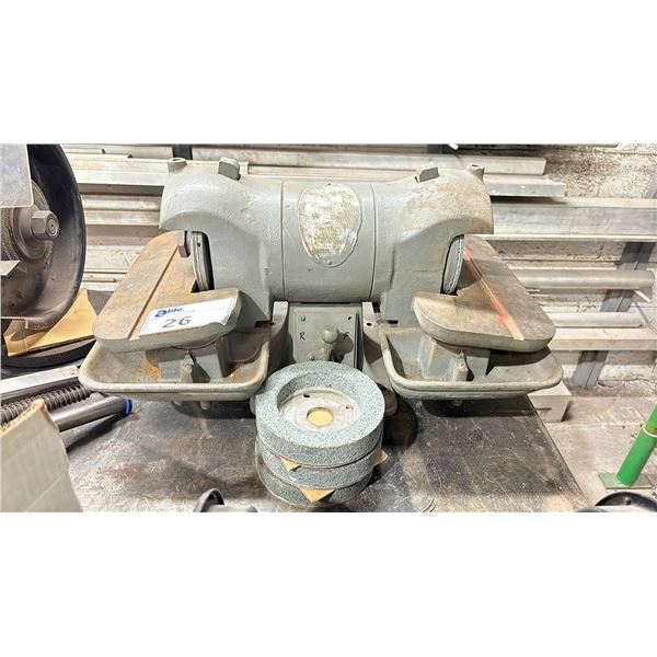 CARBIDE TOOL BENCH GRINDER WITH 3 ADDITIONAL GRINDING WHEELS