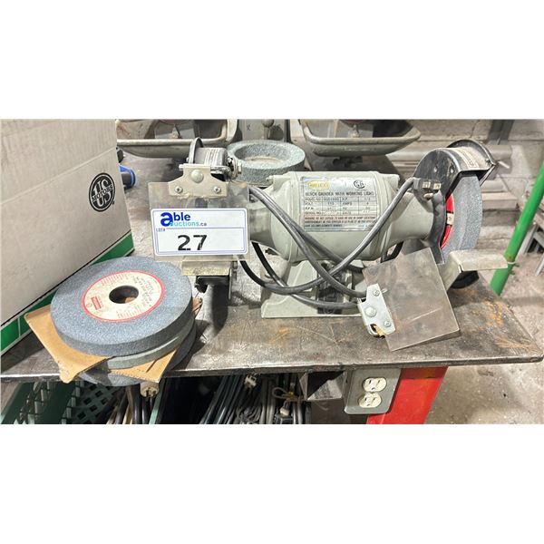 BRITCO BENCH GRINDER WITH EXTRA GRINDING WHEELS