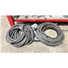Image 1 : GROUP OF 4 HEAVY GAUGE WELDING MACHINE CORDS FOR 220