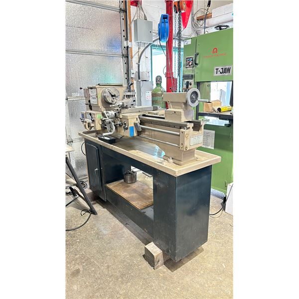 SHARP INDUSTRIES 121837 GAP BED PRECISION ENGINE LATHE WITH A 12" X 37" BED - 110/220V , COMES