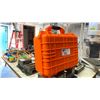 Image 2 : ORANGE PELICAN STYLE DUSTPROOF, WATERPROOF & IMPACT RESISTANT CARRYING/STORAGE CASE