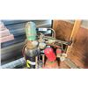 Image 2 : OXYACETYLENE WELDING SET - DOLLIES, TANKS, TORCH, HOSES, GAUGES & BUNDLES OF ASSORTED TIG
