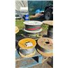 Image 3 : 8 SPOOLS OF ASSORTED BRAIDED CABLE LINE & COATED CABLE LINE IN VARIOUS DIAMETERS