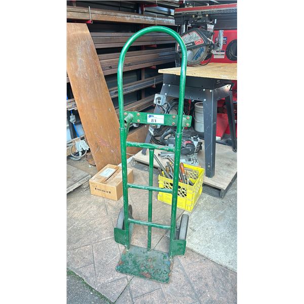 GREEN METAL SOLID 2 WHEEL COMBINATION DOLLY