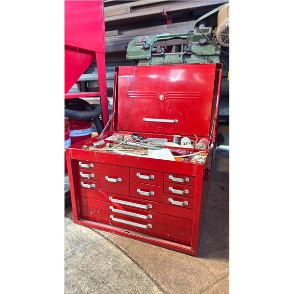 BEACH TOOL CABINET WITH CONTENTS