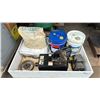 Image 2 : HYDRAULIC POWERPACK PUMP WITH BALDOR ELECTRIC MOTOR, HYDRAULIC PUMP OIL, BAG OF SUPER ABSORBENT,