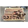 Image 2 : WOODEN CRATE FULL OF SOLID ROUND MILD STEEL & 4140
