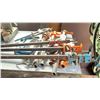 Image 2 : GROUP OF APPROX. 9 ASSORTED CLAMPS - C CLAMPS & BAR CLAMPS