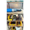 Image 3 : 9 TIER METAL FRAMED SHELVING UNIT WITH MISCELLANEOUS ITEMS