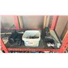Image 2 : GROUP OF ASSORTED AUTOMOTIVE - TRAILER HITCH, ASSORTED HITCH BALLS, TIRE CHAINS, TIRE IRON & SMALL