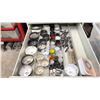 Image 12 : 11 DRAWER METAL STORAGE CABINET FILLED WITH MACHINIST TOOLING - LATHE TURNING TOOLS WITH INSERTS,