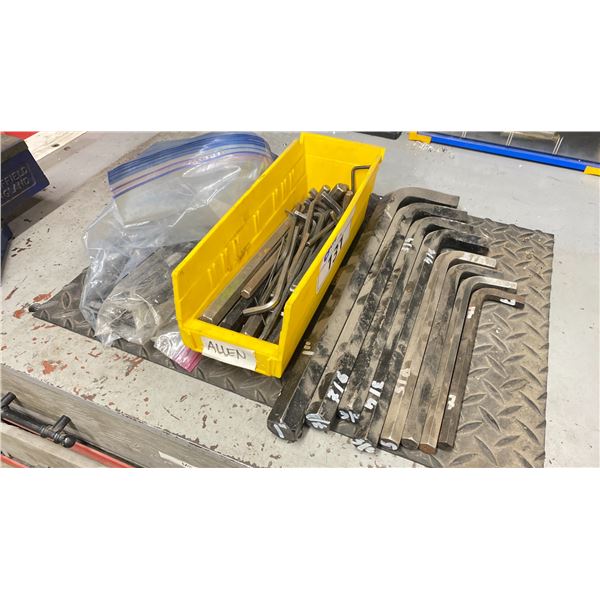 LARGE GROUP OF ASSORTED ALLEN KEYS
