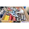 Image 1 : BOX FULL OF MACHINING TOOLING - TAPS, COUNTER SINKS, CENTER DRILLS, ANNULAR CUTTERS & TAP HANDLE