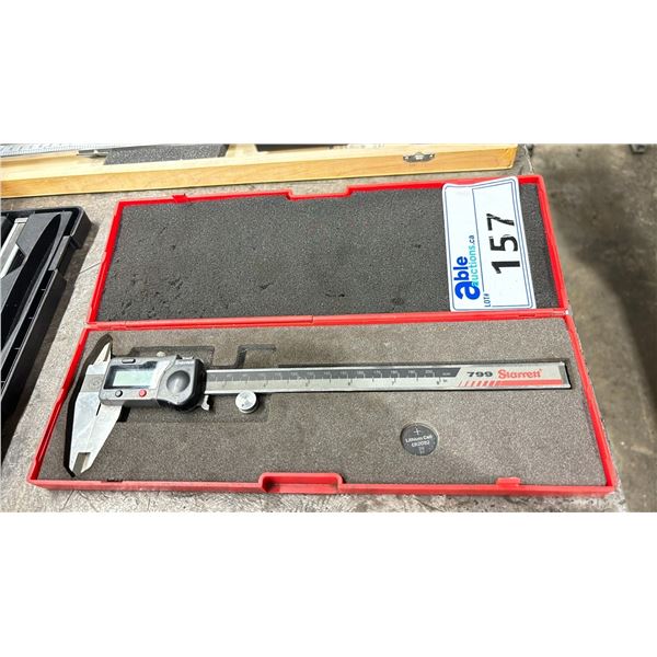 STARRETT 799 DIGITAL CALIPER IN A CASE