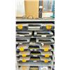 Image 1 : GROUP OF 8 PLASTIC ORGANIZERS WITH CONTENTS - SMALL STAINLESS STEEL SCREWS