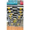 Image 1 : GROUP OF 11 PLASTIC ORGANIZERS WITH CONTENTS - STEEL FASTENERS/ MACHINE SCREWS