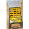 Image 2 : GROUP OF 6 PLASTIC ORGANIZERS WITH CONTENTS - SMALL STEEL FASTENERS & MACHINE SCREWS
