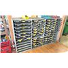 Image 3 : WOODEN ORGANIZER STORAGE CABINET - APPROX. 6'W X 3.5'H X 1'D * CONTENTS NOT INCLUDED *
