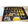 Image 4 : PNEUMATIC KIT - THREE ORGANIZER CASES, TWO PLASTIC BOXES OF PNEUMATIC PISCO FITTINGS & PNEUMATIC