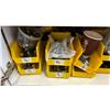 Image 11 : ** CONTENTS OF BOTTOM SECTION ONLY ** BOTTOM CUPBOARDS + DRAWERS OF ASSORTED FASTENERS FROM 1/4" -