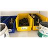 Image 15 : ** CONTENTS OF BOTTOM SECTION ONLY ** BOTTOM CUPBOARDS + DRAWERS OF ASSORTED FASTENERS FROM 1/4" -