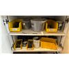 Image 2 : ** CONTENTS OF BOTTOM SECTION ONLY ** BOTTOM CUPBOARDS + DRAWERS OF ASSORTED FASTENERS FROM 1/4" -