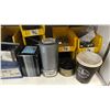 Image 9 : ** CONTENTS OF BOTTOM SECTION ONLY ** BOTTOM CUPBOARDS + DRAWERS OF ASSORTED FASTENERS FROM 1/4" -