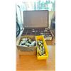 Image 1 : METAL PARTS ORGANIZER CASE WITH CONTENTS - STEEL + STAINLESS STEEL HYDRAULIC FITTINGS