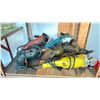 Image 1 : GROUP OF 5 CORDED POWER TOOLS - BLACK & DECKER, MAKITA, DEWALT, BOSCH & POWERFIST
