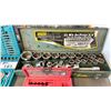 Image 3 : DRILL & DRIVER SET, LARGE SOCKET SET, IMPACT TOOL SET & 14" SAW BLADE