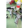 Image 3 : GROUP OF 6 PNEUMATIC TOOLS - IMPACT DRIVERS, SCREW GUN, RATCHET, CHISEL & SHEAR