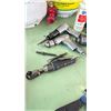 Image 4 : GROUP OF 6 PNEUMATIC TOOLS - IMPACT DRIVERS, SCREW GUN, RATCHET, CHISEL & SHEAR