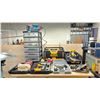 Image 1 : DEWALT ROUTER, PNEUMATIC TOOLS, DEWALT JOBSITE RADIO, MAKITA PALM SANDER, BOSTITCH NAILER, BYNFORD