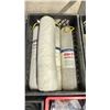 Image 2 : 6 LARGE CRATES WITH CONTENTS - BIKE TIRE INNER TUBES, BILGE OIL ABSORBENT PADS, COLLAPSIBLE WATER