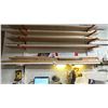 Image 1 : 2 CRAFTEX LUMBER RACK SHELF SYSTEMS WITH CONTENTS - ASSORTED LUMBER 2 X 4, 1 X 6