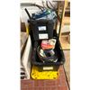 Image 1 : 3 STORAGE TOTES WITH LIDS & CONTENTS - ASSORTED WINDOW/DOOR TRIM, HOSELINE & HOSE COVER