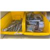 Image 7 : GLOBAL GREY METAL 2 DOOR CABINET FILLED WITH RIGGING - SHACKLES. ROPE, PULLEYS, AIRCRAFT CABLE,