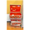 Image 1 : GROUP OF 4 HARDSHELL ROAD CASES - APPROX.  2' X 1' X 1/2'