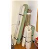 Image 1 : GROUP OF ASSORTED PARTIAL ROLLS OF CARPETING, UNDERLAY & 1 AREA SHAG RUG