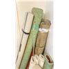 Image 2 : GROUP OF ASSORTED PARTIAL ROLLS OF CARPETING, UNDERLAY & 1 AREA SHAG RUG