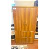 Image 1 : CONTEMPORARY MOCHA 2 DRAWER BEDROOM ARMOIRE DRESSER