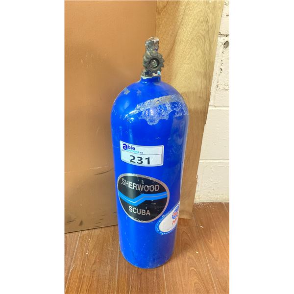 BLUE SHERWOOD SCUBA TANK