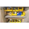 Image 2 : GREY METAL STORAGE CABINET FILLED WITH ASSORTED PLUMBING HARDWARE - APPROX. 3'W X 4.5'H X 1'D
