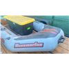 Image 6 : SEVY MARINA 310 INFLATABLE 10' BOAT WITH HARDWOOD PLANK FLOOR, SEAT, 2 OARS, FOOT PUMP & STORAGE