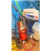 Image 1 : HONDA 7.5 OUTBOARD 4 STROKE MOTOR WITH SHORT LEG, MOBILE STAND & GAS TANK